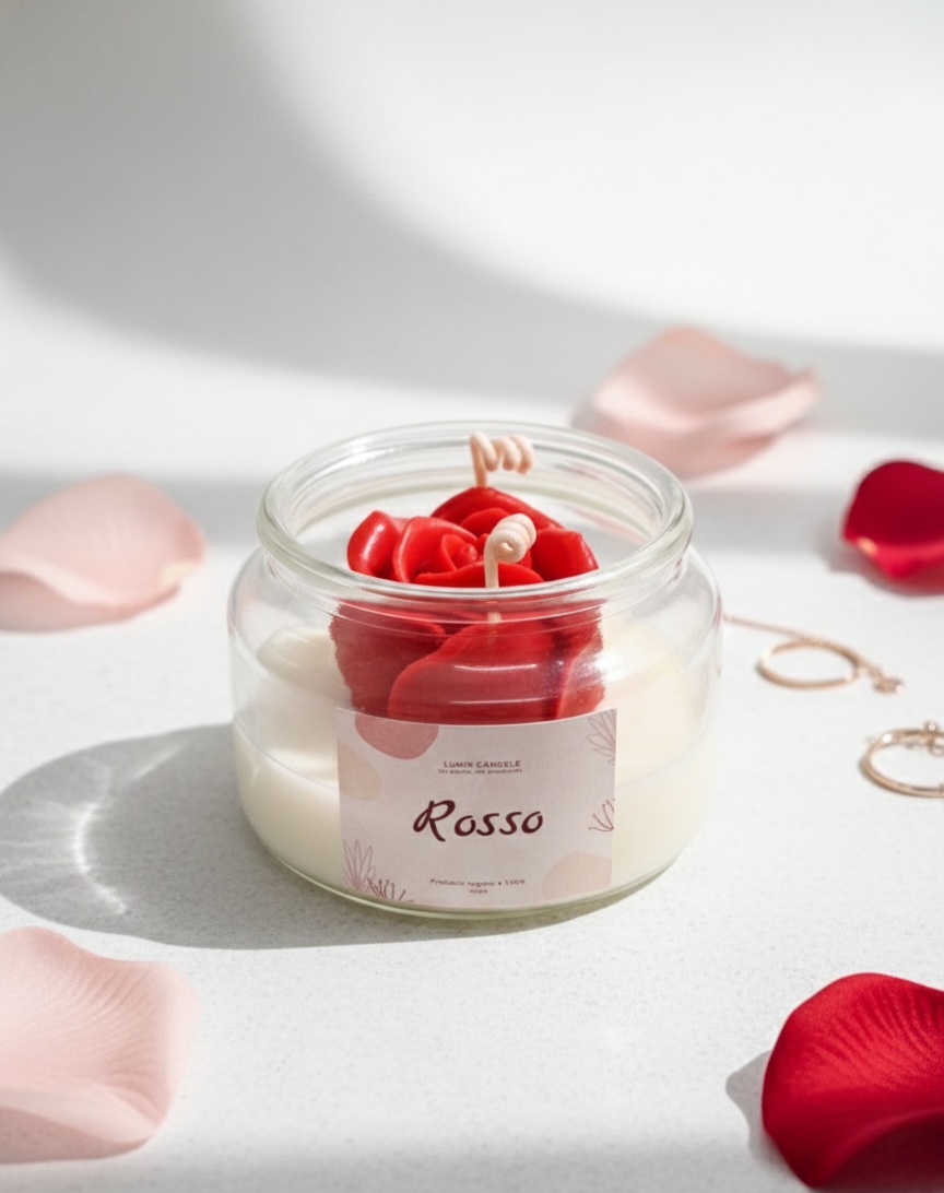 Rosso - Vela artesanal día de la madre